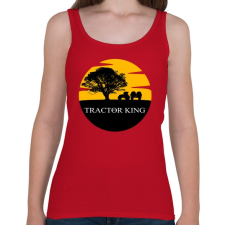 PRINTFASHION TRACTOR KING - Női atléta - Cseresznyepiros női trikó