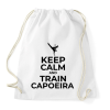 PRINTFASHION TRAIN CAPOEIRA 2 - Sportzsák, Tornazsák - Fehér