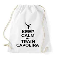 PRINTFASHION TRAIN CAPOEIRA 2 - Sportzsák, Tornazsák - Fehér tornazsák