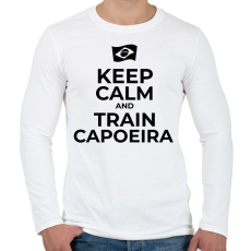 PRINTFASHION TRAIN CAPOEIRA 3 - Férfi hosszú ujjú póló - Fehér