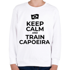PRINTFASHION TRAIN CAPOEIRA 3 - Gyerek pulóver - Fehér gyerek pulóver, kardigán