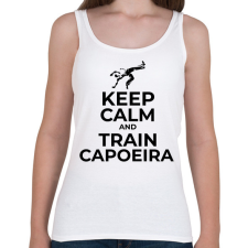 PRINTFASHION TRAIN CAPOEIRA - Női atléta - Fehér női trikó