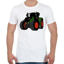 PRINTFASHION Traktor  - Férfi póló - Fehér férfi póló