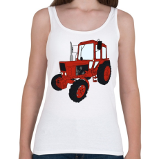 PRINTFASHION Traktor - Női atléta - Fehér