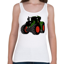 PRINTFASHION Traktor  - Női atléta - Fehér női trikó