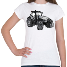 PRINTFASHION traktor - Női póló - Fehér női póló