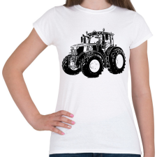 PRINTFASHION traktor - Női póló - Fehér női póló