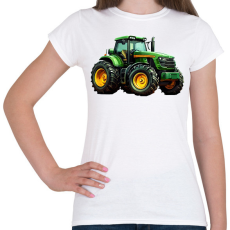 PRINTFASHION Traktor  - Női póló - Fehér