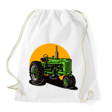 PRINTFASHION traktor - Sportzsák, Tornazsák - Fehér tornazsák