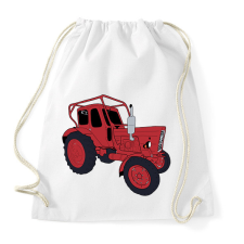 PRINTFASHION Traktor  - Sportzsák, Tornazsák - Fehér tornazsák
