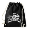 PRINTFASHION Traktorok ásza - Fehér - Sportzsák, Tornazsák - Fekete