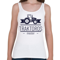 PRINTFASHION Traktoros mester - Női atléta - Fehér