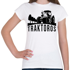 PRINTFASHION Traktoros - Női póló - Fehér női póló