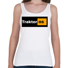 PRINTFASHION Traktoros pornhub - Női atléta - Fehér női trikó