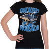 PRINTFASHION Tralalero Tralala - Női póló - Fekete