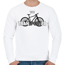 PRINTFASHION TranSPORTer - Férfi pulóver - Fehér férfi pulóver, kardigán