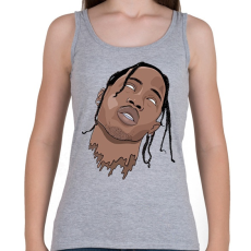 PRINTFASHION Travis Scott önkívület - Női atléta - Sport szürke