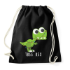 PRINTFASHION Tree Rex - Sportzsák, Tornazsák - Fekete