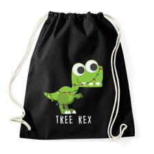 PRINTFASHION Tree Rex - Sportzsák, Tornazsák - Fekete tornazsák