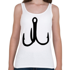 PRINTFASHION triple fishing hooks - Női atléta - Fehér