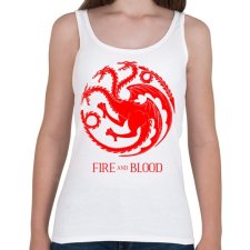 PRINTFASHION Trónok harca - Női atléta - Fehér női trikó