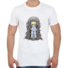 PRINTFASHION Trónok harca póni - Férfi póló - Fehér férfi póló