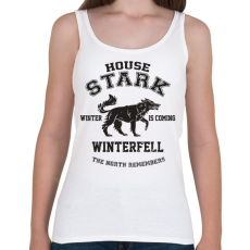 PRINTFASHION Trónok harca: Stark house - Női atléta - Fehér