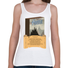 PRINTFASHION Trónok harca társasjáték - Női atléta - Fehér