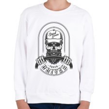 PRINTFASHION Truck driver - Fekete - Gyerek pulóver - Fehér gyerek pulóver, kardigán