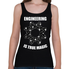 PRINTFASHION True magic - Női atléta - Fekete női trikó