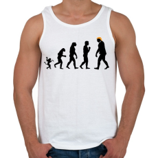 PRINTFASHION Trump evolúció - Férfi atléta - Fehér