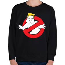 PRINTFASHION Trump szellemírtók - Gyerek pulóver - Fekete gyerek pulóver, kardigán
