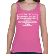 PRINTFASHION Trust me... - Női atléta - Rózsaszín