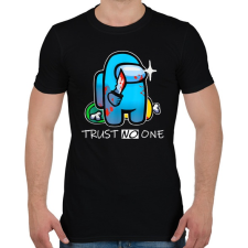 PRINTFASHION Trust no one - Among us - Férfi póló - Fekete férfi póló