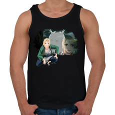 PRINTFASHION Tsunade - Férfi atléta - Fekete