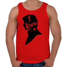 PRINTFASHION Tudom... - Férfi atléta - Piros atléta, trikó