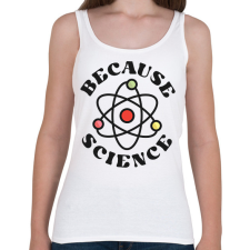 PRINTFASHION Tudomány - Női atléta - Fehér női trikó