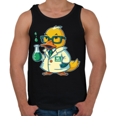 PRINTFASHION Tudós gumikacsa - Férfi atléta - Fekete