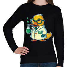 PRINTFASHION Tudós gumikacsa - Női pulóver - Fekete női pulóver, kardigán