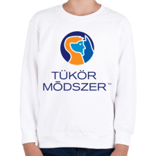 PRINTFASHION TukorModszerLogo-1095x960 - Gyerek pulóver - Fehér gyerek pulóver, kardigán