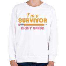 PRINTFASHION Túlélő - Gyerek pulóver - Fehér gyerek pulóver, kardigán