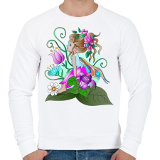 PRINTFASHION tünde1 - Férfi pulóver - Fehér férfi pulóver, kardigán