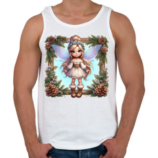 PRINTFASHION Tündér - Férfi atléta - Fehér