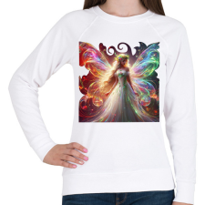 PRINTFASHION Tündér - Női pulóver - Fehér női pulóver, kardigán