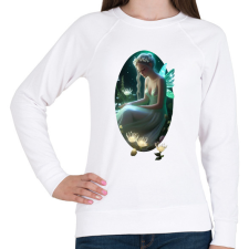 PRINTFASHION Tündér - Női pulóver - Fehér női pulóver, kardigán