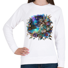 PRINTFASHION Tündér - Női pulóver - Fehér női pulóver, kardigán