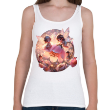 PRINTFASHION Tündérek - Női atléta - Fehér női trikó