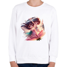 PRINTFASHION Tündérfiú és tündérlány - Gyerek pulóver - Fehér gyerek pulóver, kardigán
