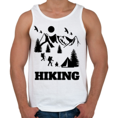 PRINTFASHION túrázás - Férfi atléta - Fehér