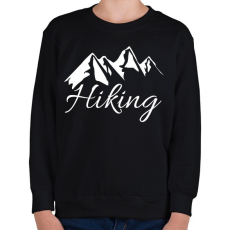 PRINTFASHION túrázás - Gyerek pulóver - Fekete
